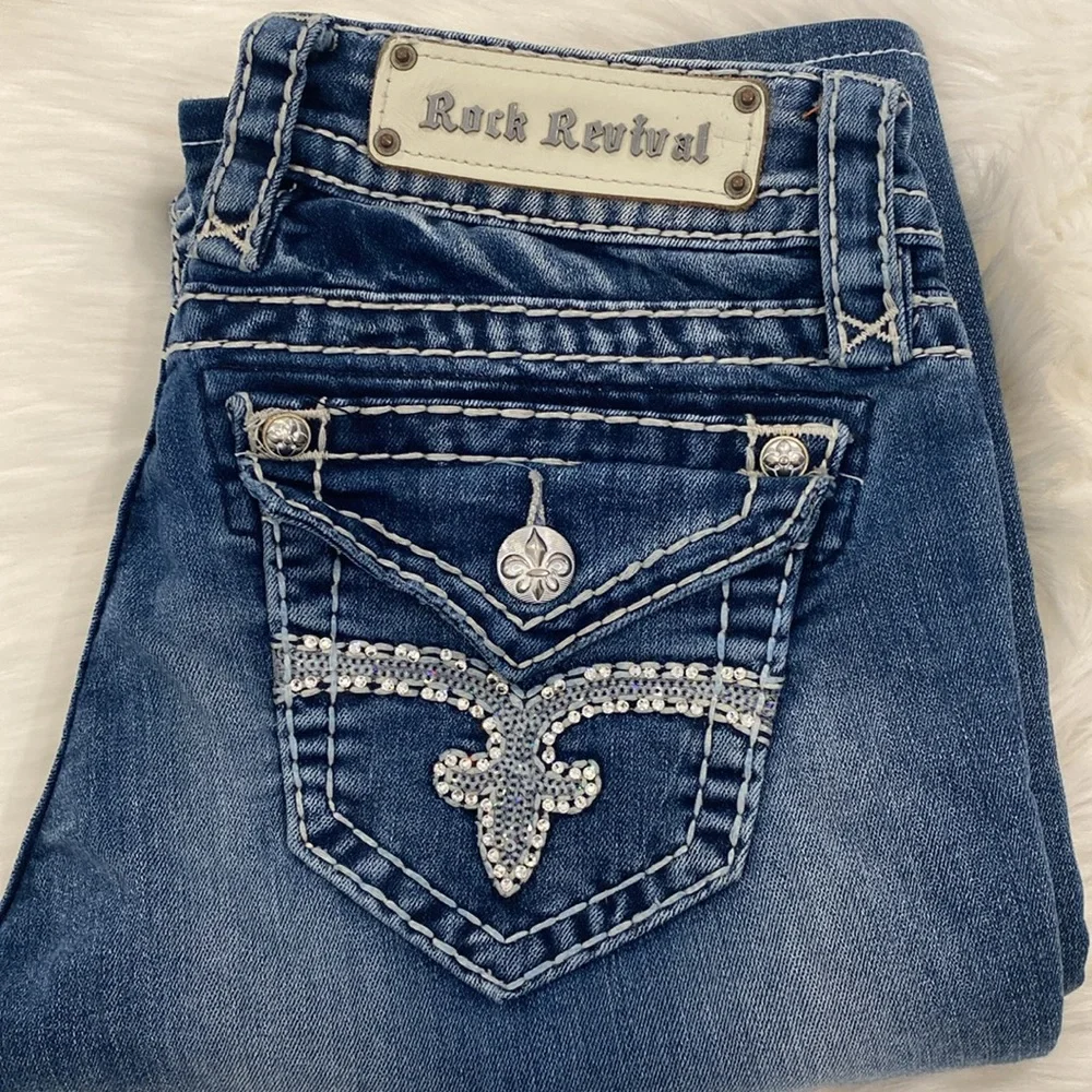 Rock revival- Premium Denim Noelle Boot Jeans - Picture 5 of 5